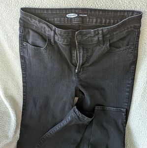 Old Navy Super Skinny Black Jeans, size 6Tall